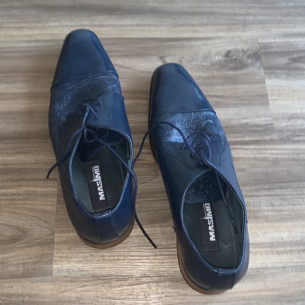 Navy blue Masimo Dress Shoes
